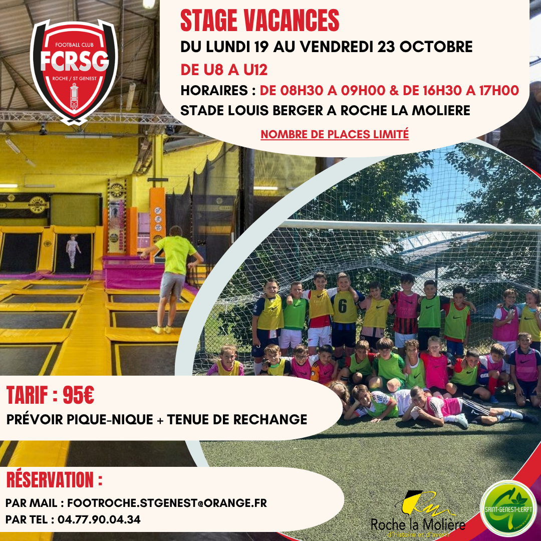 STAGE VACANCES - TOUSSAINT