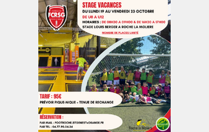 STAGE VACANCES - TOUSSAINT